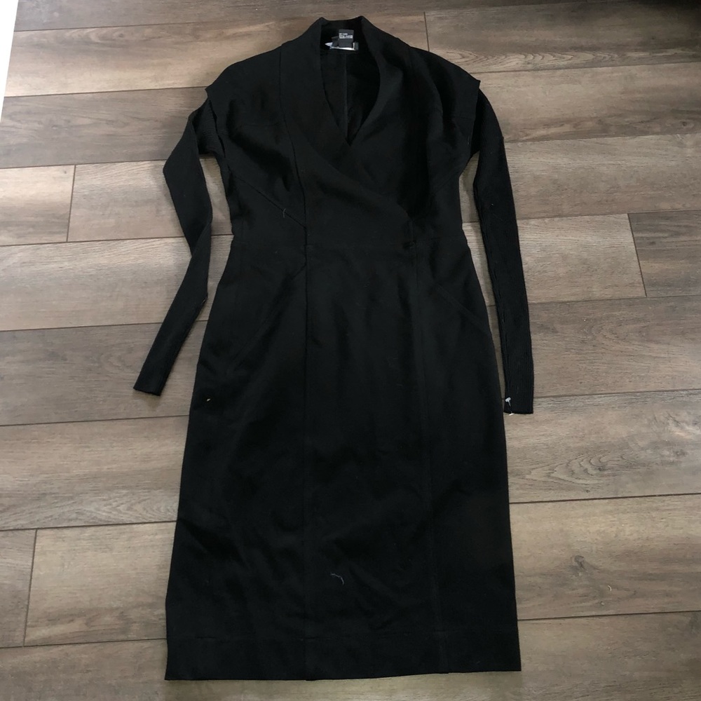 Long Sleeve Black Dress